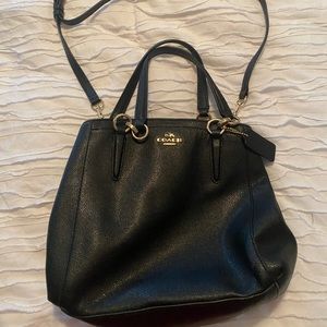 Coach black crossbody purse